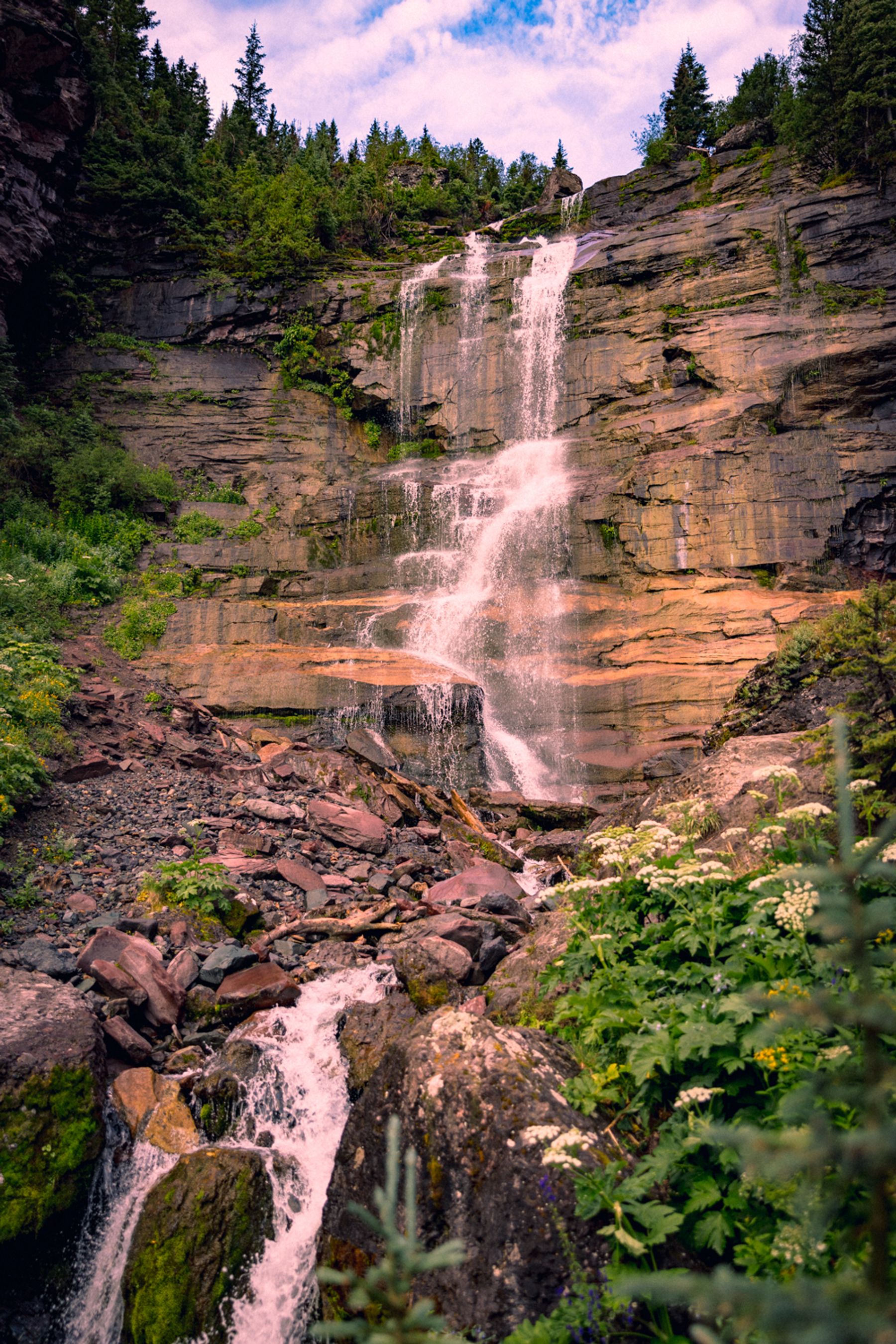 Bear Creek Waterfall in July
